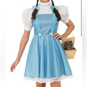 Wizard of Oz Adult Dorothy Halloween Costume with Wig